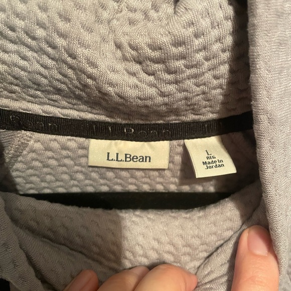 Ll bean ridge knit textured pullover like new - Picture 3 of 4
